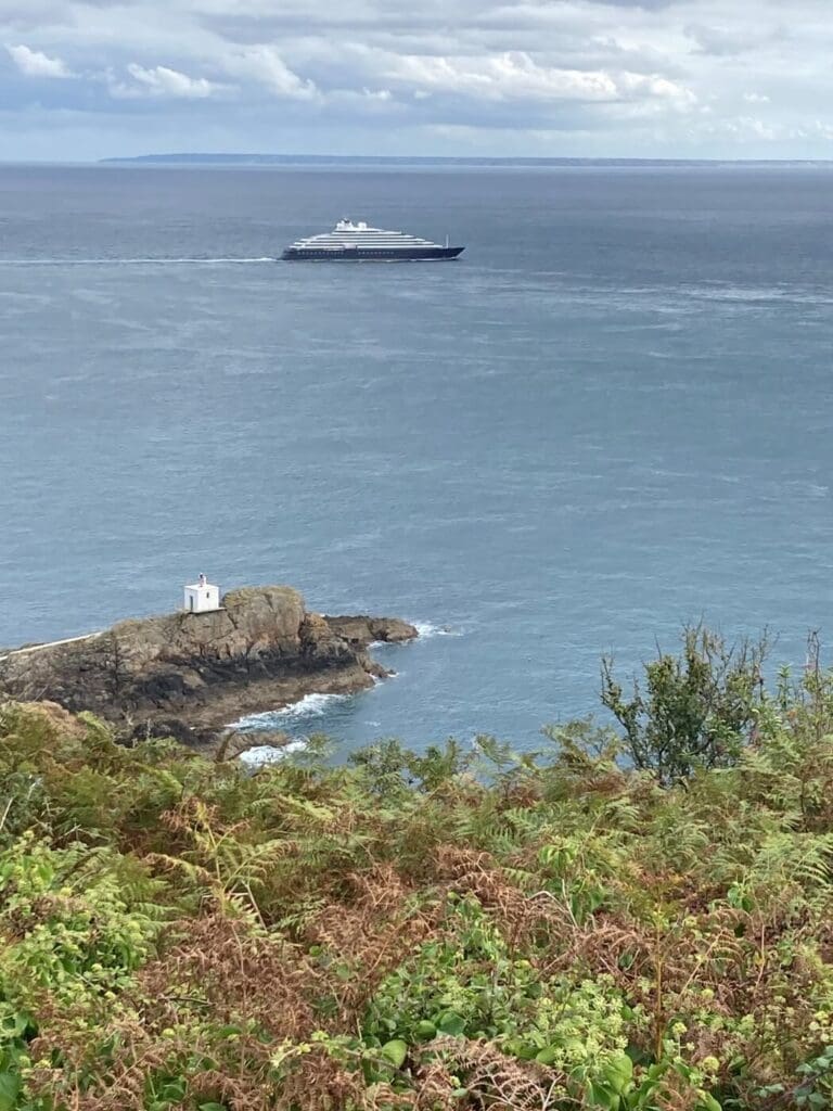 View from Jerbourg Point towards Jersey